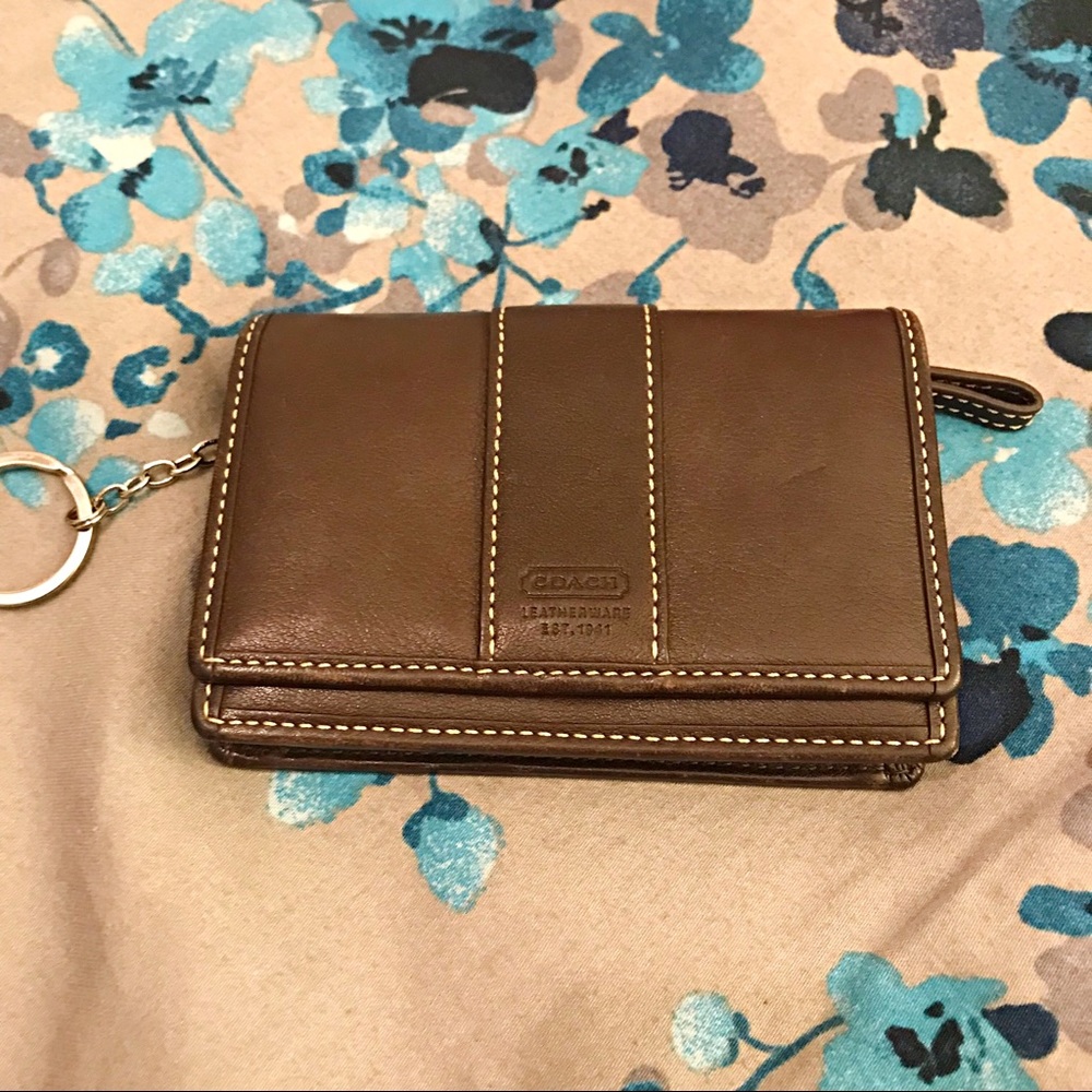 Coach leather wallet